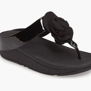 Fitflop Florrie Sandal - Black Patent Leather